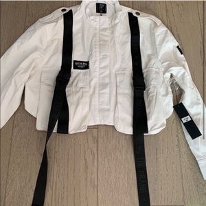 Lf cropped jacket with buckles